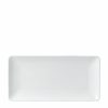 Home & Furniture * | Wedgwood Gio Rectangular Tray (21Cm X 10.5Cm) White Serving Plates