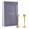 Home & Furniture * | Wedgwood Love Knots Toasting Flute (Set Of 2) Gold Champagne Flutes