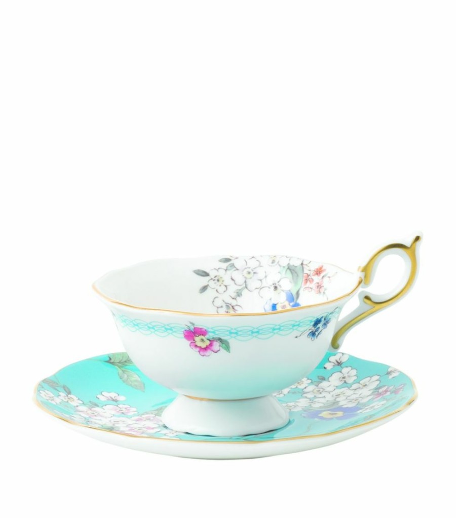 Home & Furniture * | Wedgwood Wonderlust Apple Blossom Teacup And Saucer Multi Tea Cups & Saucers