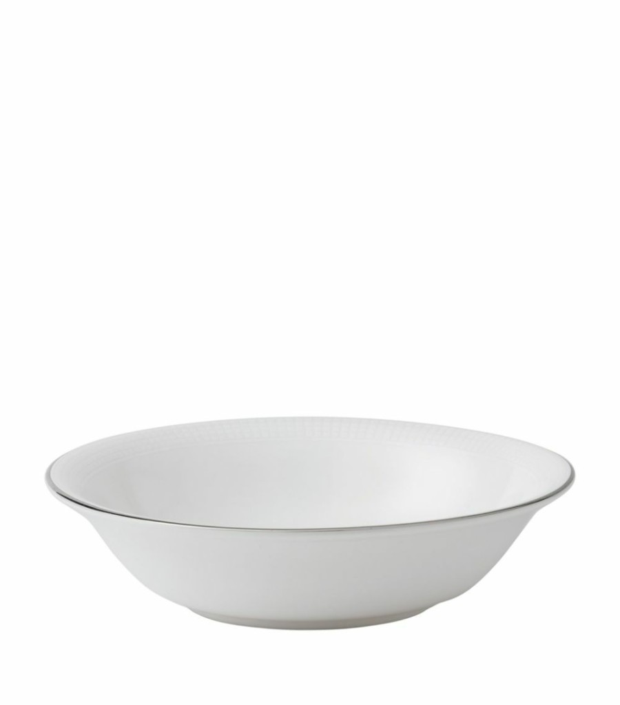 Home & Furniture * | Wedgwood Blanc Sur Blanc Cereal Bowl (16Cm) White Bowls