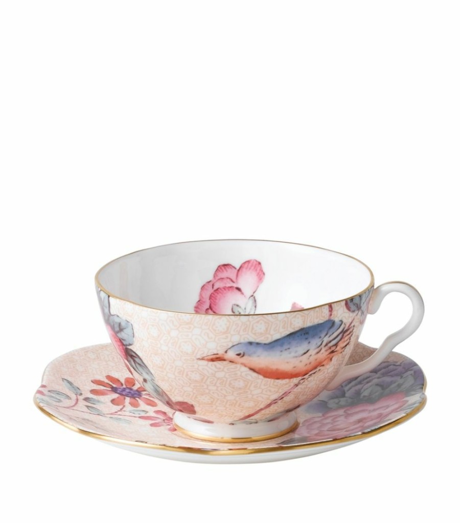 Home & Furniture * | Wedgwood Cuckoo Teacup And Saucer Multi Tea Cups & Saucers