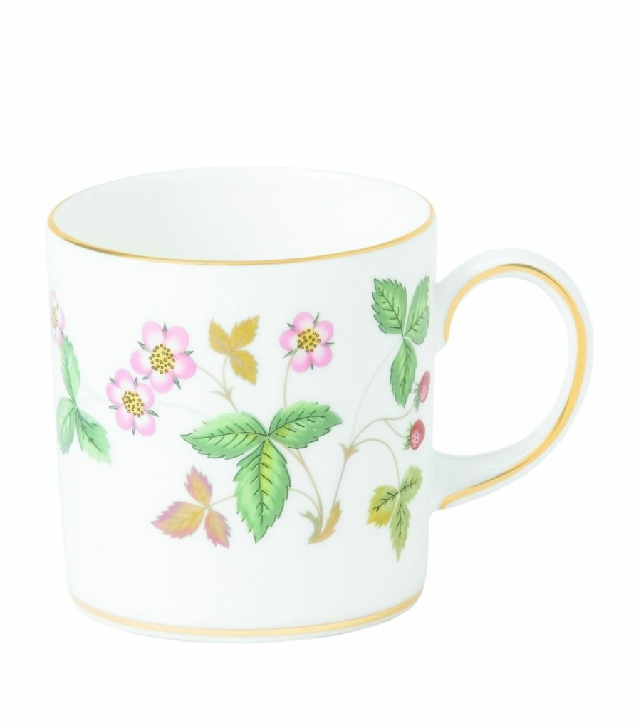 Home & Furniture * | Wedgwood Wild Strawberry Can Coffee Cup Multi Tea Cups & Saucers