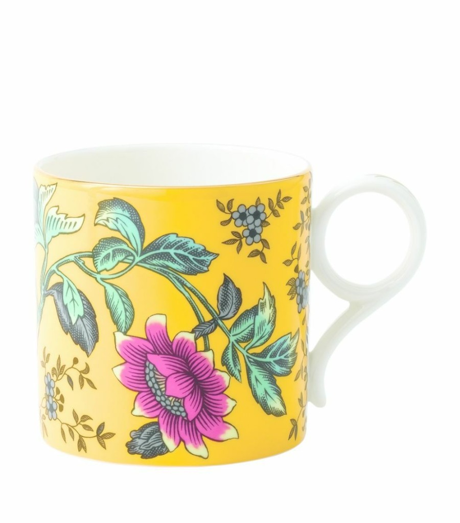 Home & Furniture * | Wedgwood Wonderlust Yellow Tonquin Mug Multi Mugs