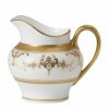 Home & Furniture * | Wedgwood Large Riverton Cream Jug Gold Dinnerware