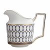 Home & Furniture * | Wedgwood Renaissance Gold Cream Jug Blue Jugs