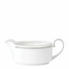 Home & Furniture * | Wedgwood Vera Wang Grosgrain Sauce Boat White Serving Bowls