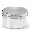 Home & Furniture * | Wedgwood Vera Wang Silver Covered Box Jewellery Boxes