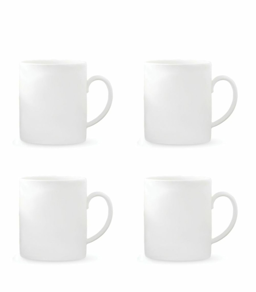 Home & Furniture * | Wedgwood Perfect White Mugs (Set Of 4)