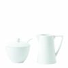 Home & Furniture * | Wedgwood Jasper Conran Strata Cream And Sugar Spoon Set White Serving Bowls